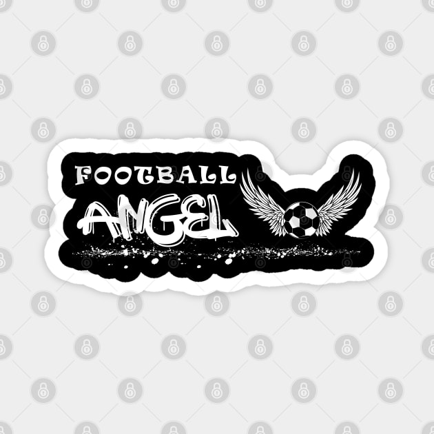 football angel Magnet by chakibium