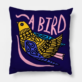 A gliding BIRD Pillow