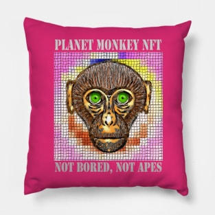 Planet Monkey Animals Not Bored Apes Pillow