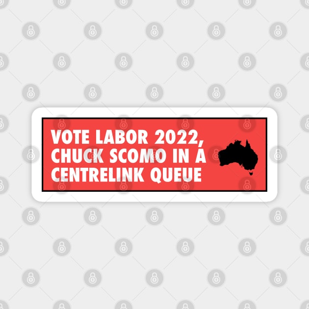 Vote Labor 2022 - Australia Election Magnet by Football from the Left