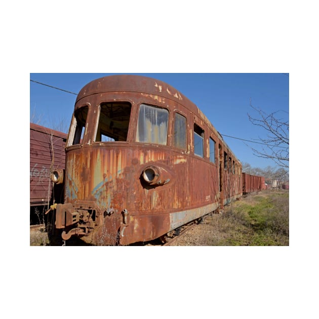 Abandoned railcar by Random Railways