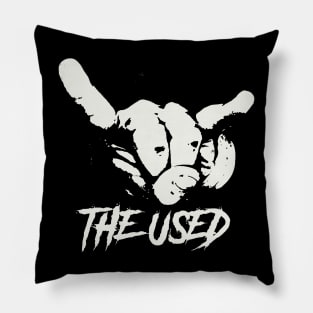 used horn sign Pillow