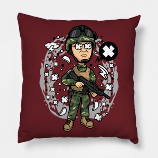 Military big head Pillow