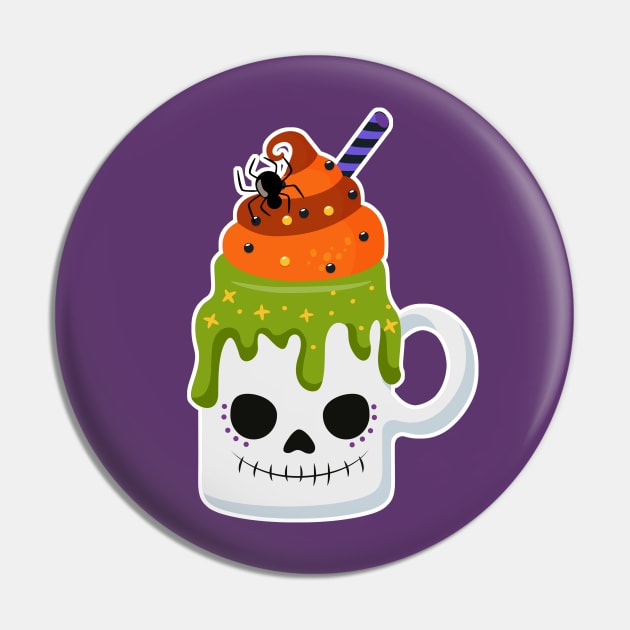 Cute Halloween Ice Cream Pin by Just a Cute World