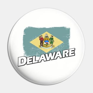 Delaware flag Pin