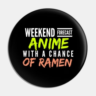 Vintage Anime and Ramen Lover Gift idea Pin