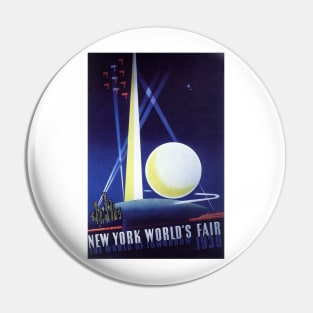 New York World's Fair Travel Poster from 1939 Pin