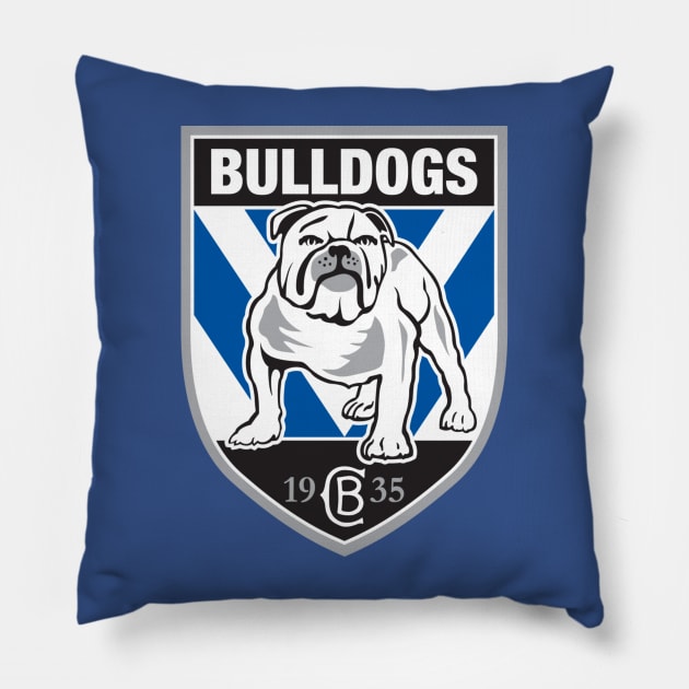 Canterbury Bankstown Bulldogs Pillow by zachbrayan