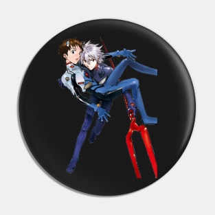 Shinji and Kaoru Evangelion Pin