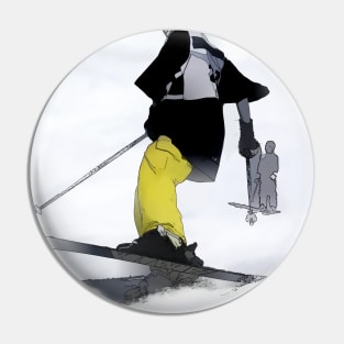 Ski Bum - Skier Pin