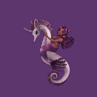 Seahorse and Mermaid T-Shirt