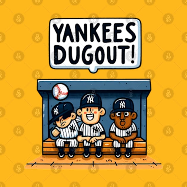 Yankees Dugout by elegantelite