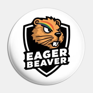 Eager Beaver LGBTQ Pin