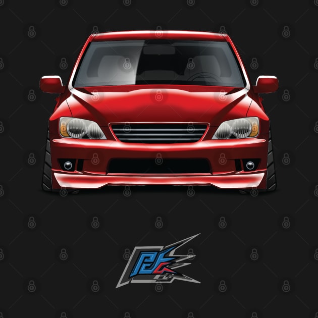 lexus is300 toyota altezza front by naquash