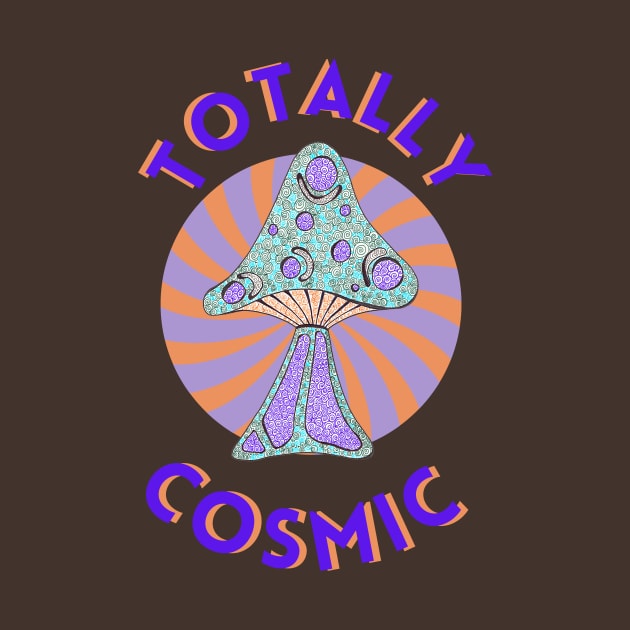 totally cosmic mushroom by Rebecca Abraxas - Brilliant Possibili Tees