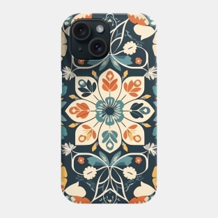 Cochin Styled Floral Pattern Phone Case