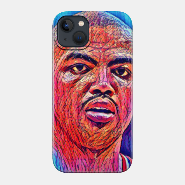 Charles Barkley - CARTON ART - Basketball gifts vintage Retro Rainbow quotes for BOYS AND dad - Charles Barkley - Phone Case