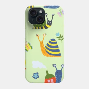 Snail garden Phone Case