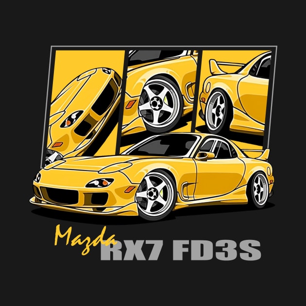 Mazda RX7 FD3S, JDM, Japanese cars by T-JD