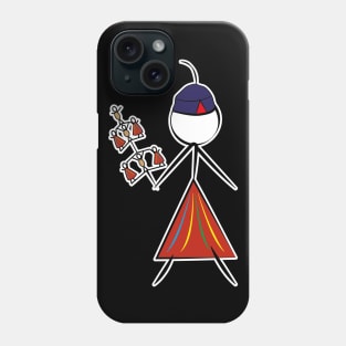 Madeira Island Female Stick Figure inspired by Folklore Phone Case