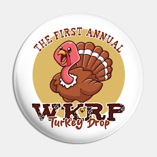 WKRP Turkey Drop 1978 Pin