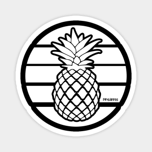 Ananas Strand Vintage Design Magnet