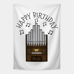 Organ Happy Birthday Church Organist Musician Tapestry