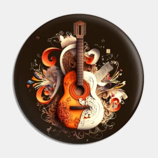 musical instrument | music is life | beautiful guitar Pin