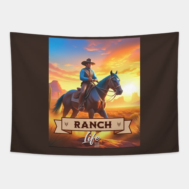 Ranch Life Tapestry by JSnipe