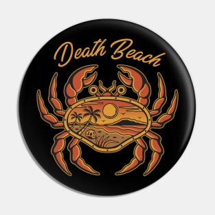 Death Beach T-Shirt Pin