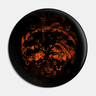 Celtic Horror Halloween - Ghosts and Demons Pin