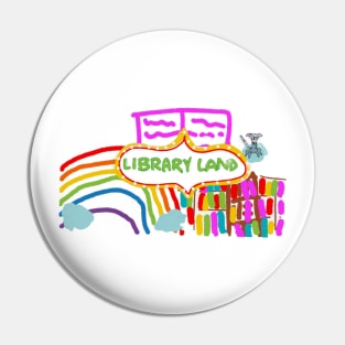 Library Land Pin