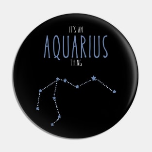 It's an Aquarius Thing Pin