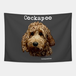 Red Cockapoo / Spoodle and Doodle Dog Tapestry