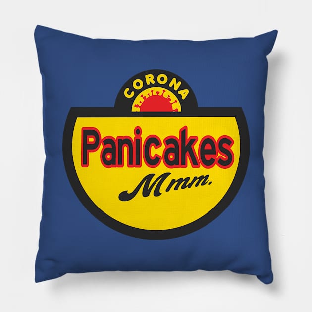 Corona panicakes Pillow by hipop