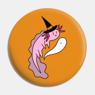 Witch Axolotl and Ghost Pin