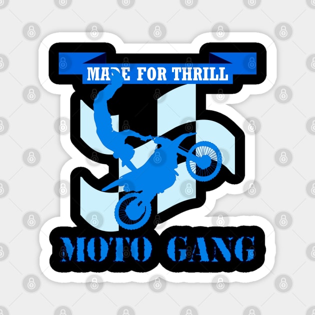 MOTO GANG Magnet by Tees4Chill