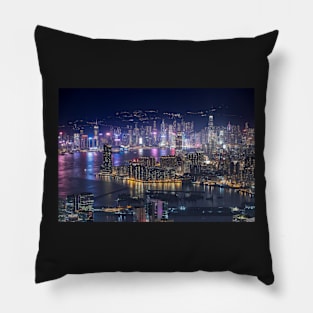 Hong Kong Cityscape Pillow