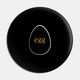 funny egg Pin