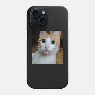 Portrait of red cat Phone Case