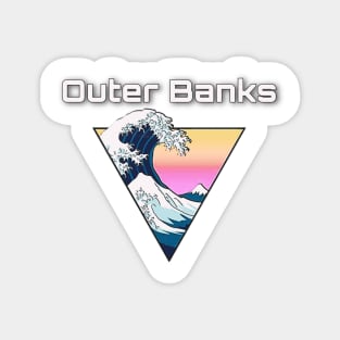 Outer Banks, Retro Artwork Magnet