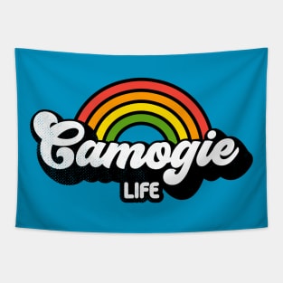 Groovy Rainbow Camogie Life Tapestry