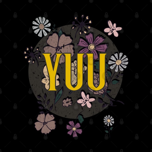 Aesthetic Proud Name Yuu Flowers Anime Retro Styles by Kisos Thass