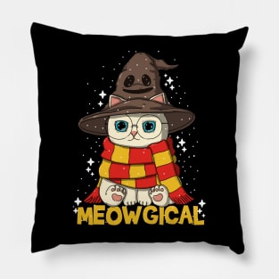 Wizard Neko Meowgical Pillow