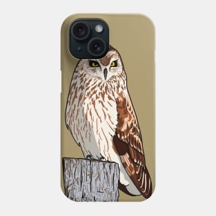 Short-eared Owl Phone Case