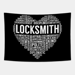 Locksmith Heart Tapestry