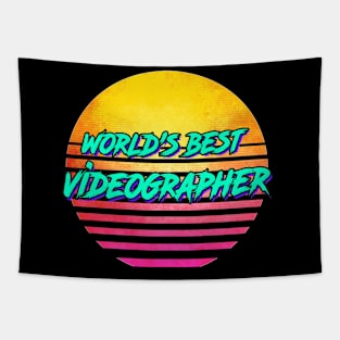 Funny Videographer Retro 1980s Gift Tapestry