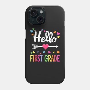 Heo 1st Grade Back To Schoo First Grade Teachers Students2 Phone Case