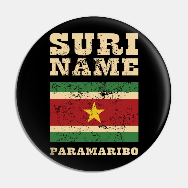 Flag of Suriname Pin by KewaleeTee