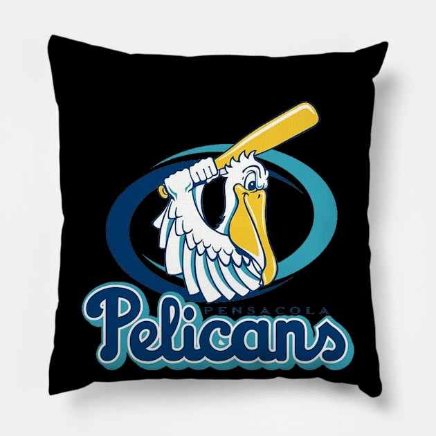 Pensacola Pelicans Pillow by Dizzy One